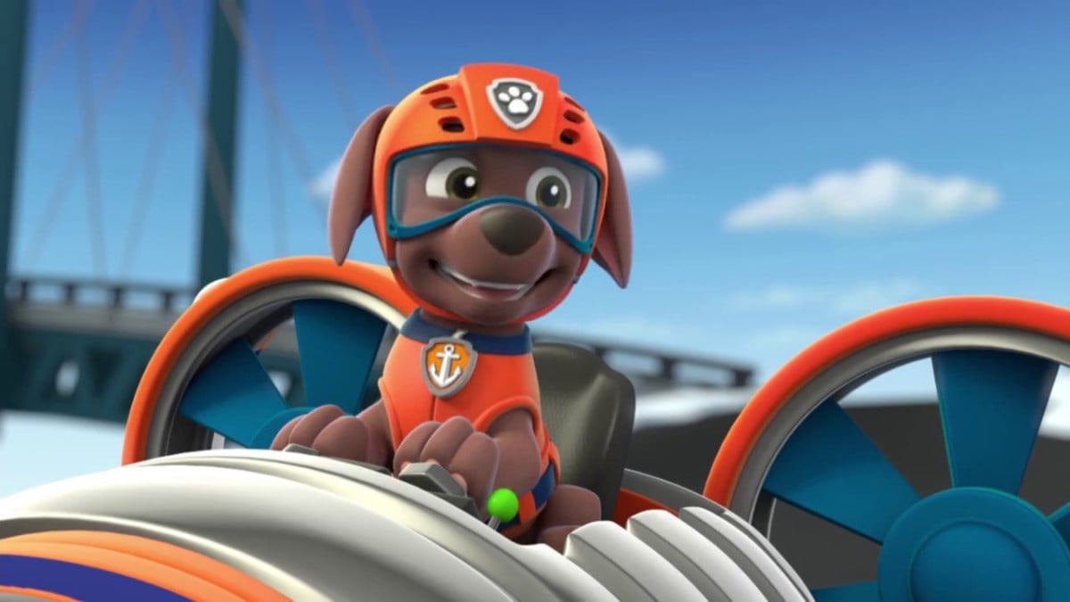 Zuma from "Paw Patrol"