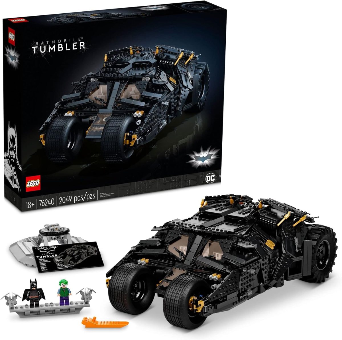 Batman Begins "Tumbler" Batmobile LEGO set.