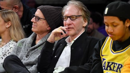 bill maher at a game