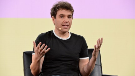 DANA POINT, CALIFORNIA - SEPTEMBER 27: Jon Lovett, Co-founder, Crooked Media speaks onstage during Vox Media's 2023 Code Conference at The Ritz-Carlton, Laguna Niguel on September 27, 2023 in Dana Point, California.