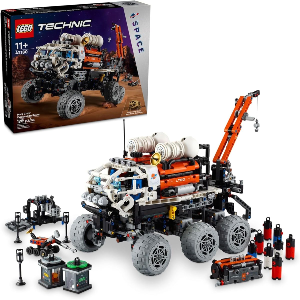 Mars exploration rover LEGO set.