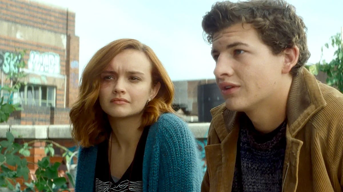 Tye Sheridan and Olivia Cooke in Ready Player One.