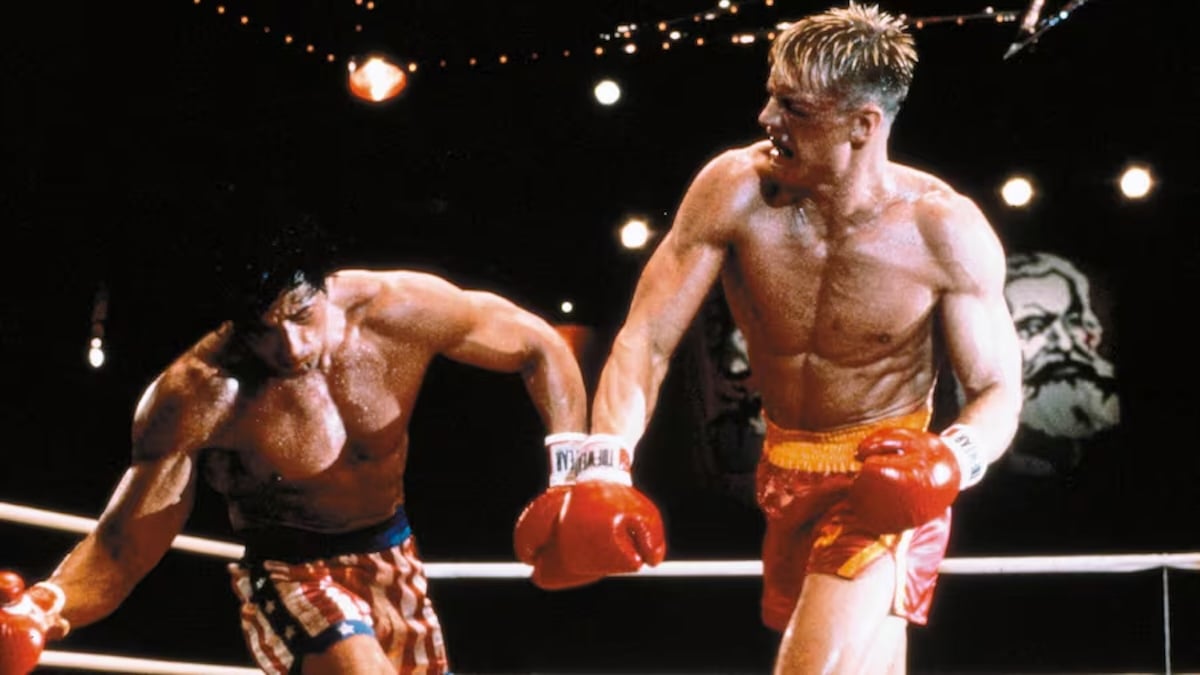 rocky getting punched by drago in rocky iv