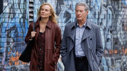 richard gere and Diane Kruger walking in longing