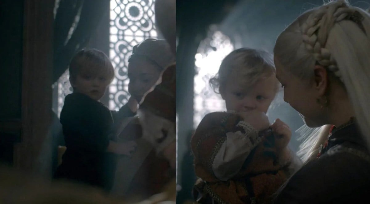 Aegon-III-and-Viserys-II in House of the Dragon season 1