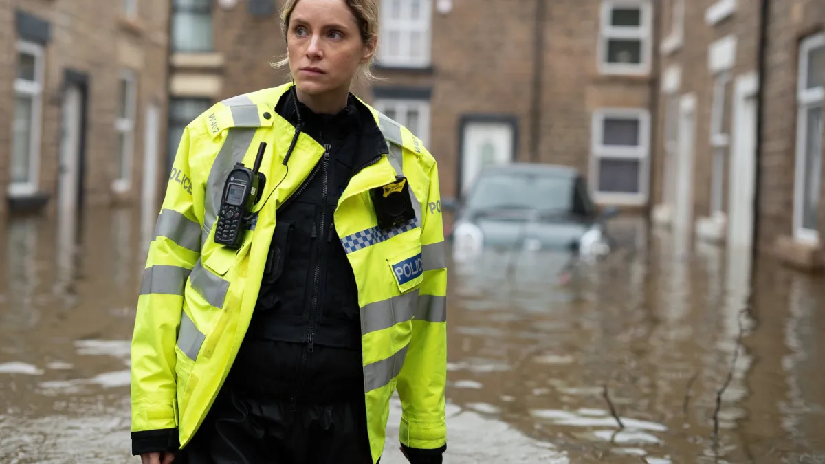Sophie Rundle in a still from 'After the Flood'