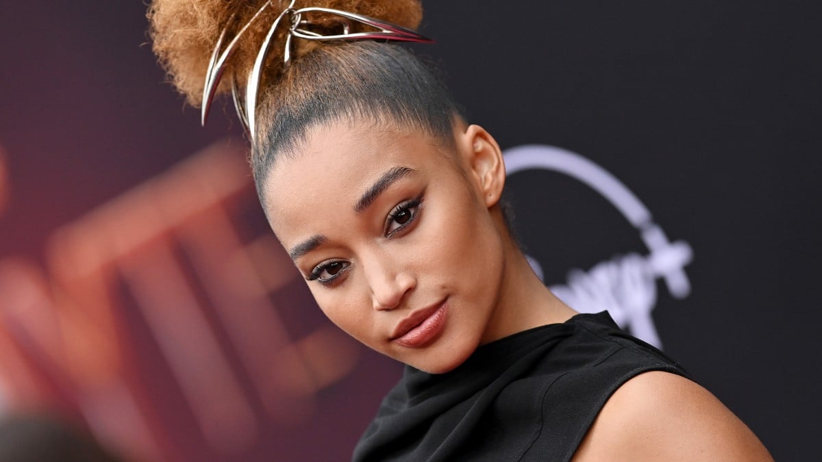 Amandla Stenberg at the launch of The Acolyte