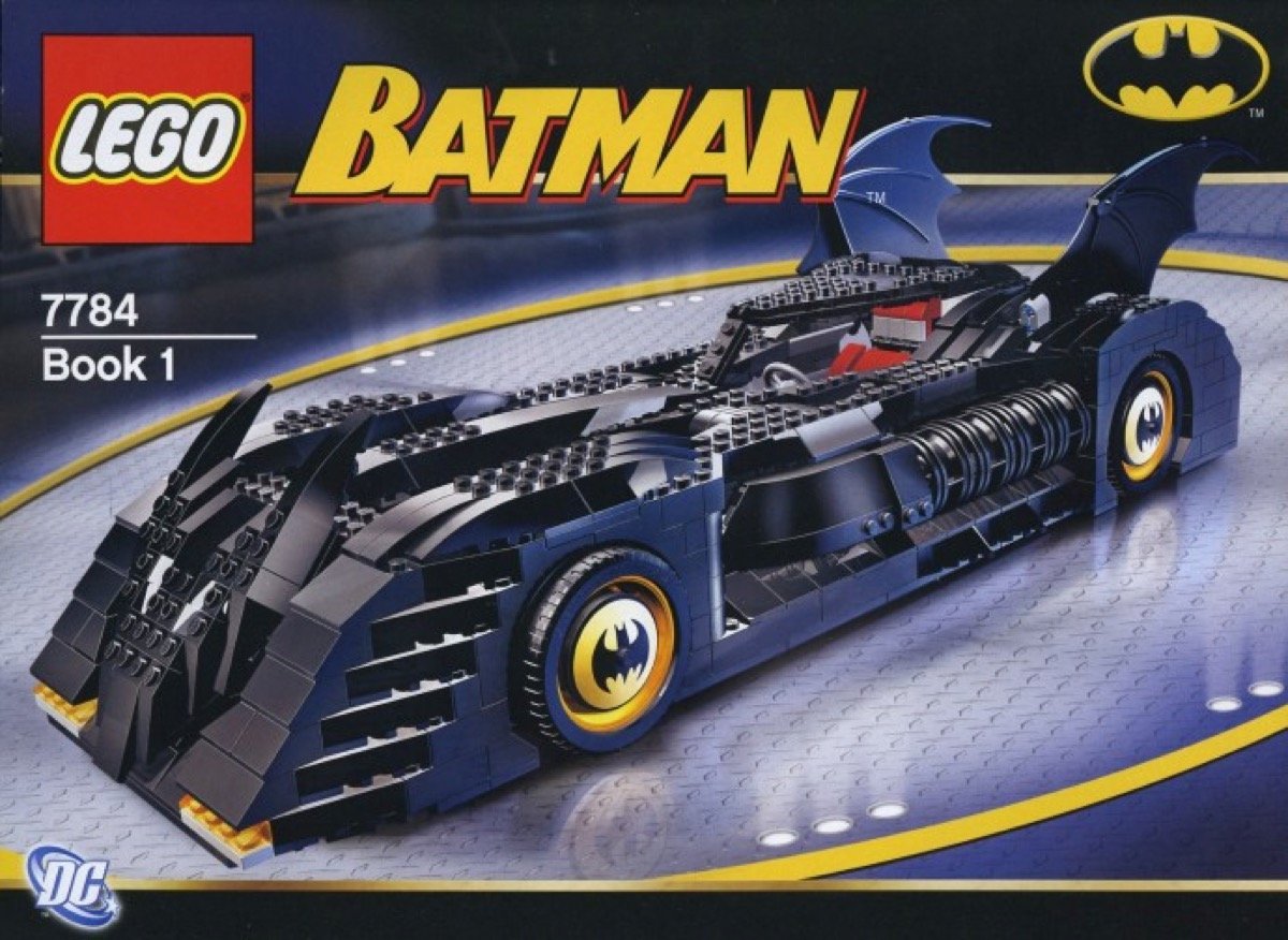 The LEGO Batmobile set 