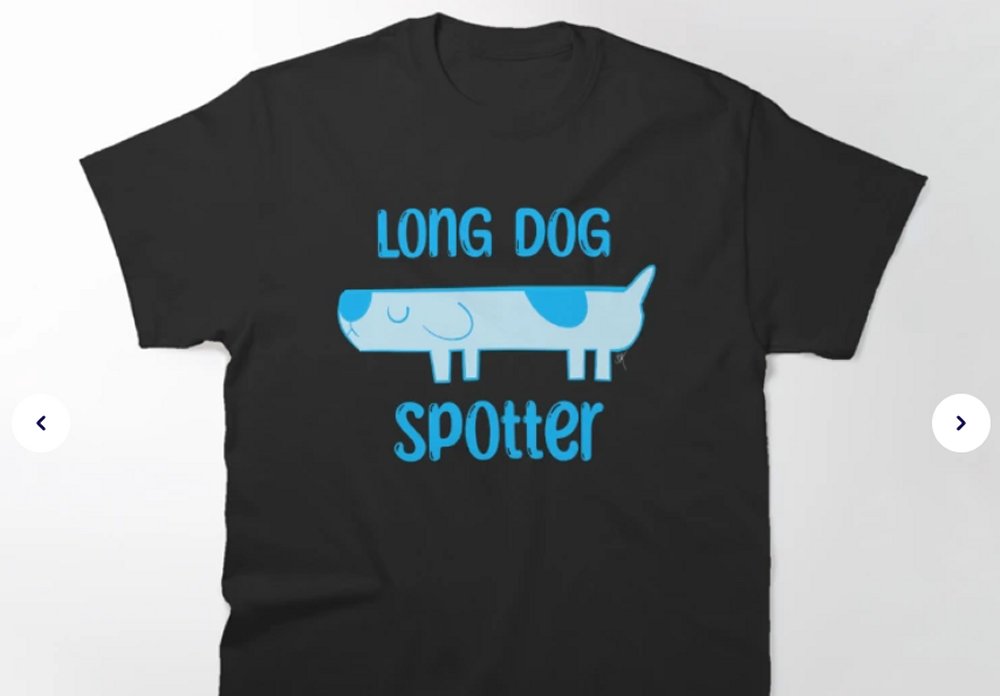 Bluey Long Dog Shirt