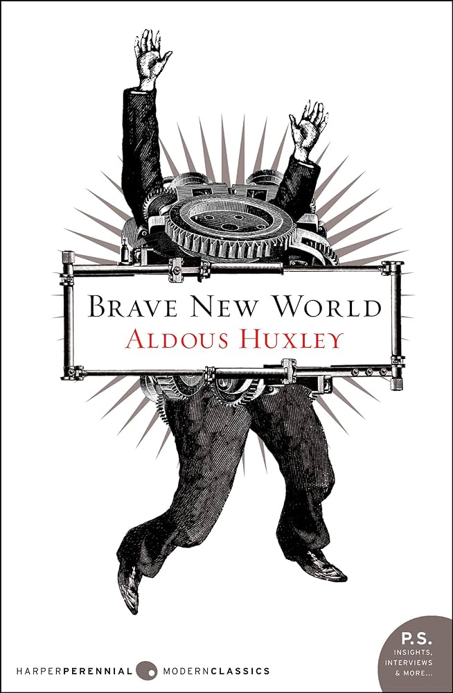 Cover art for Aldous Huxley's "Brave New World"