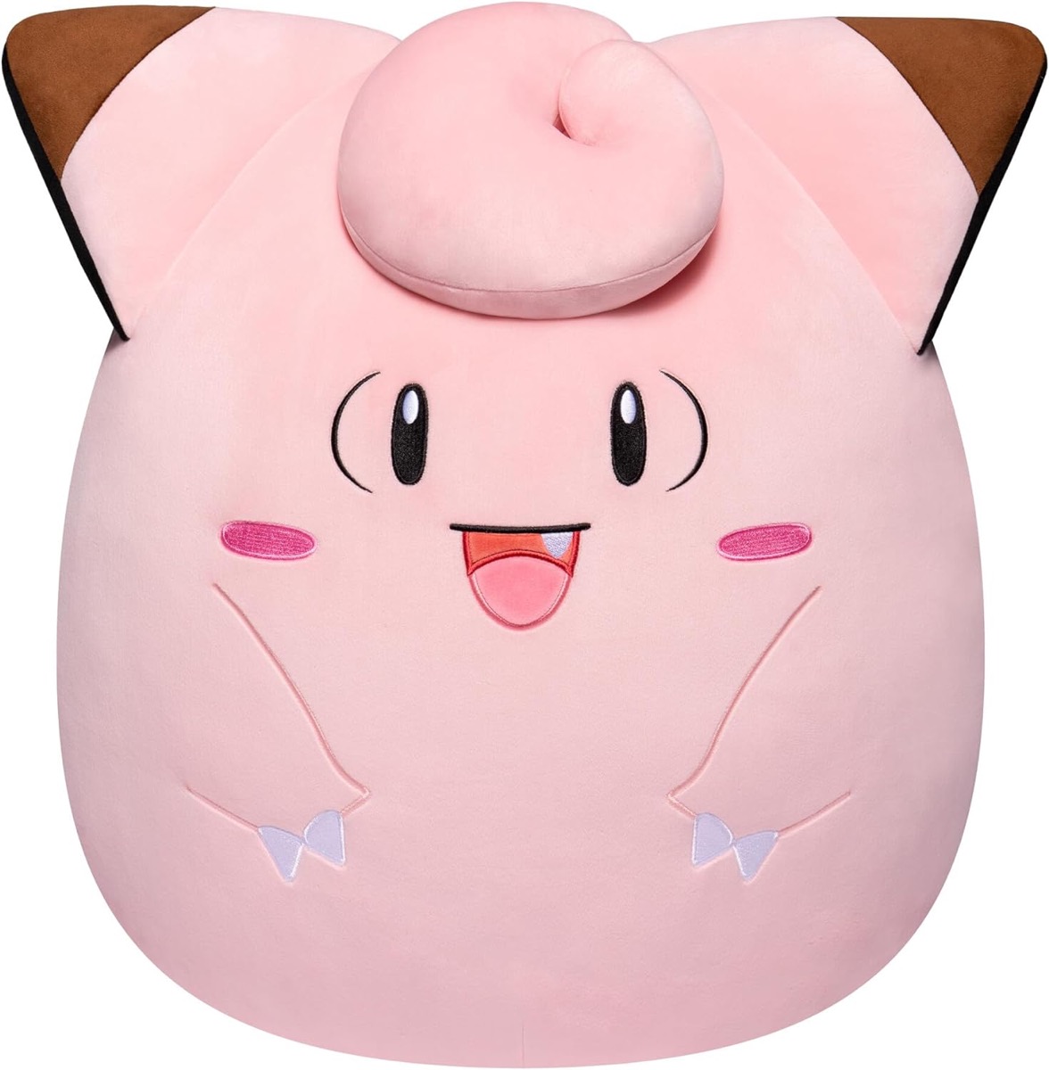 A squishmallow of Clefairy from "Pokemon" 