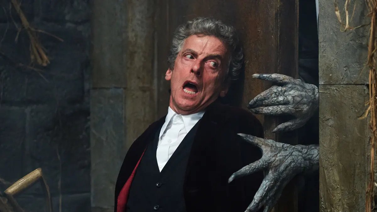 Peter Capaldi as the Twelfth Doctor in Heaven Sent 