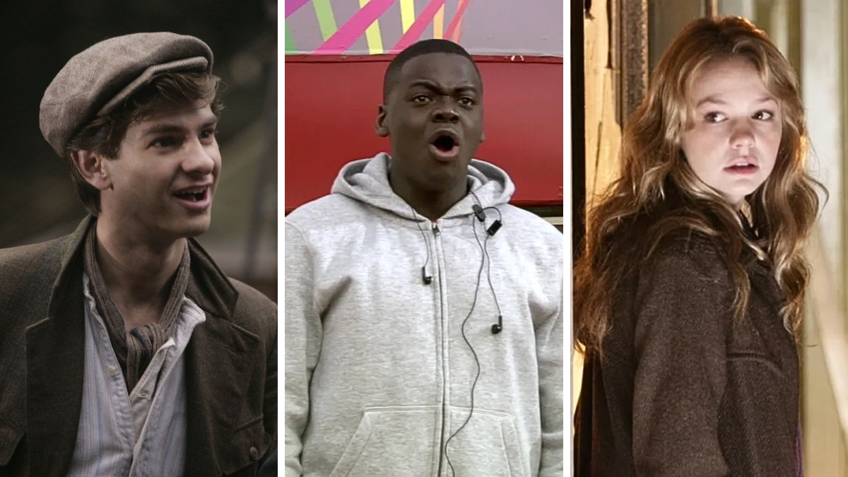 (Left to right) Andrew Garfield, Daniel Kaluuya, and Carey Mulligan in episodes of 'Doctor Who'