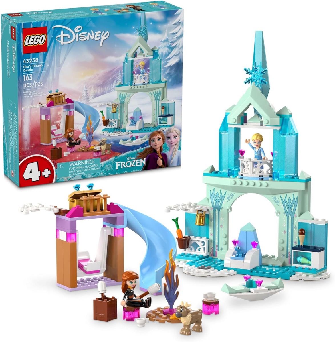 A LEGO version of Elsa’s Princess Castle from "Frozen"