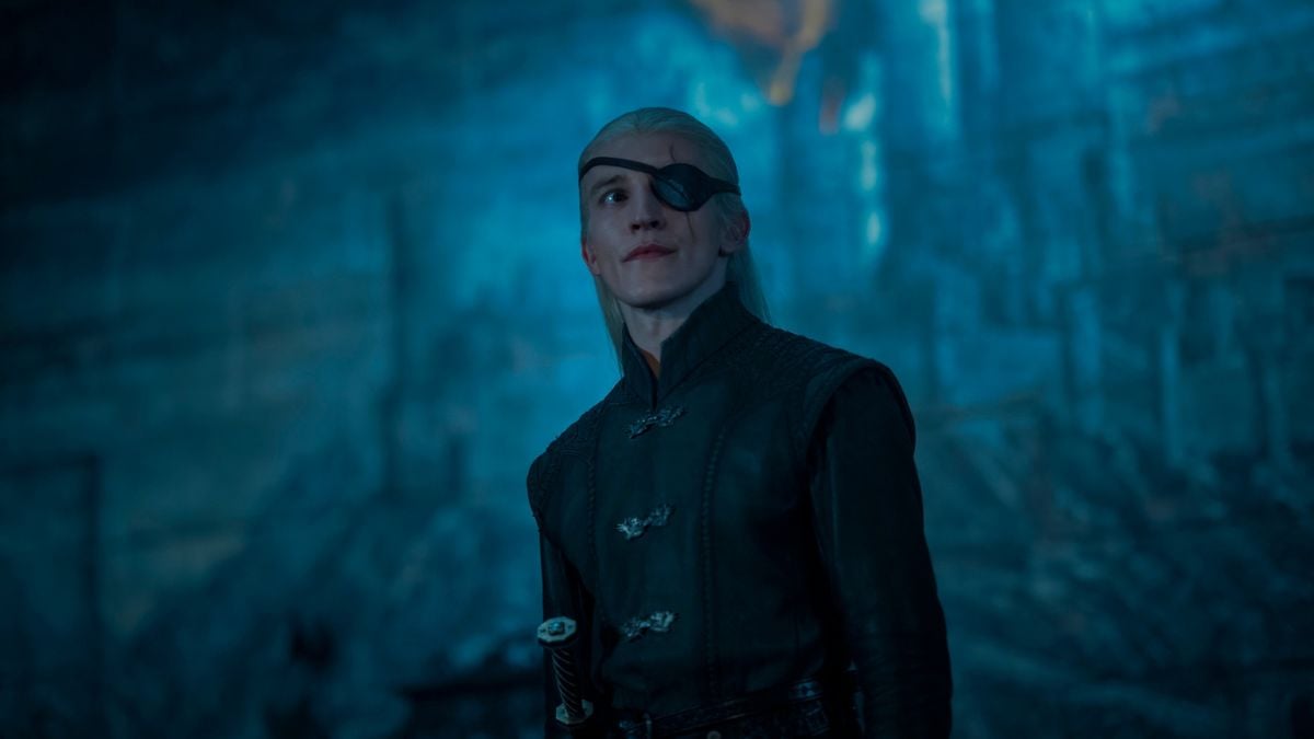 Ewan Mitchell as Aemond Targaryen in House of the Dragon