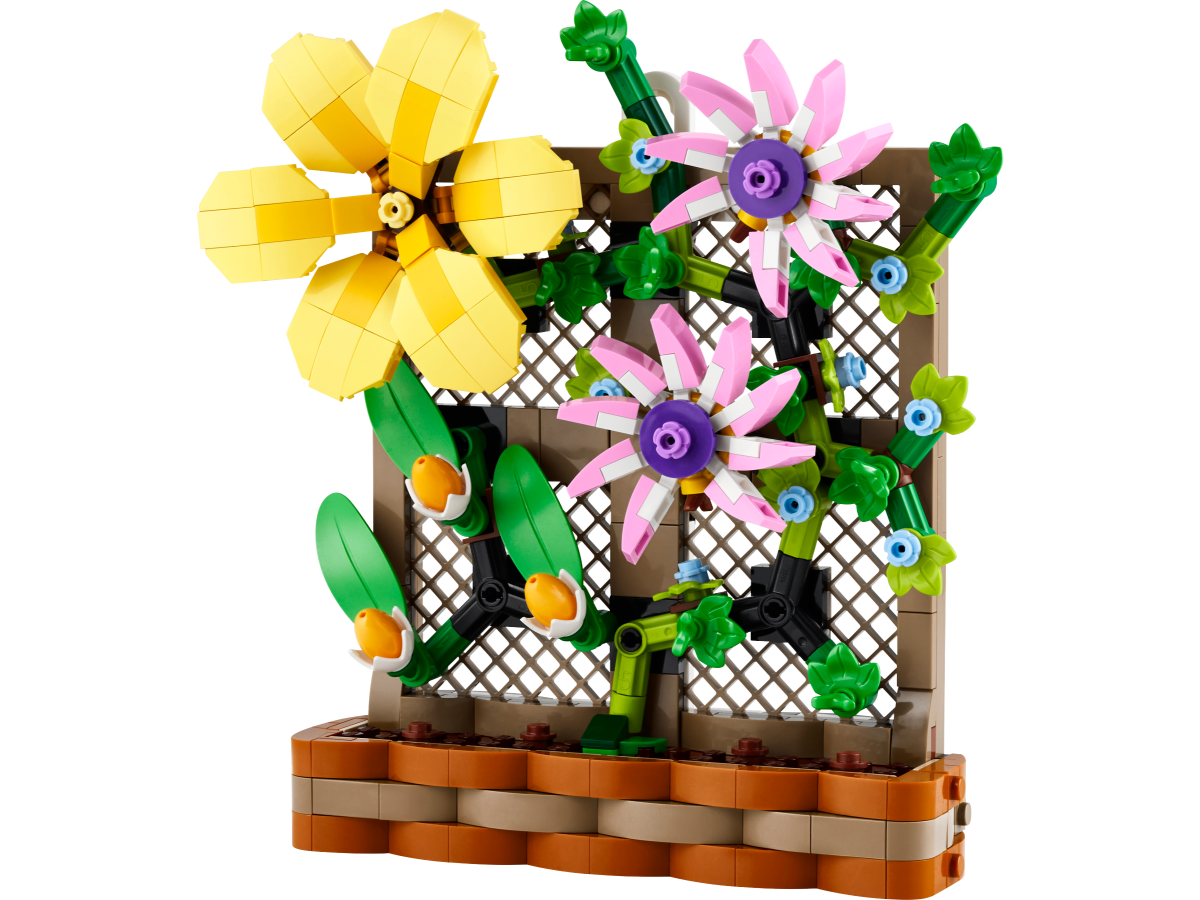 LEGO Flower Trellis Display set