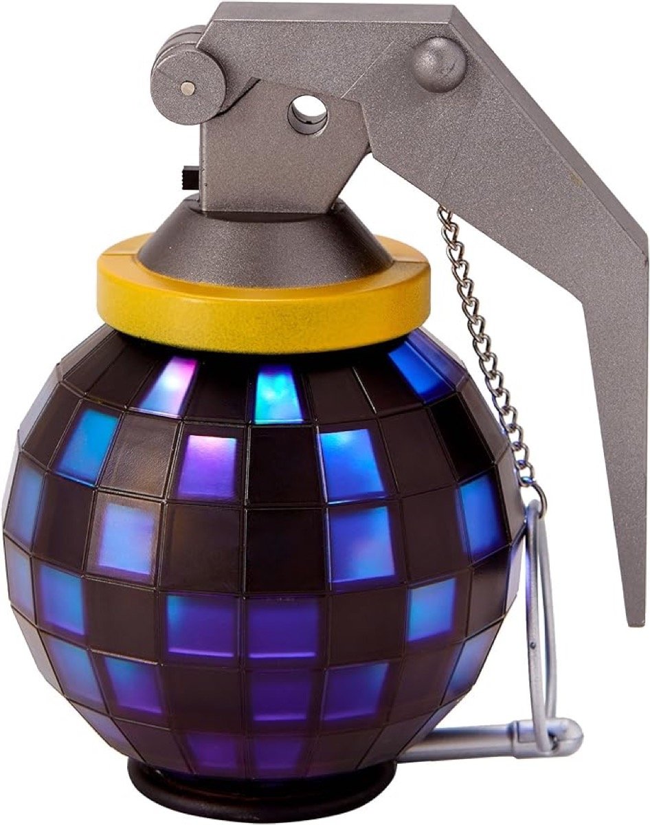 A "Fortnight" boogie bomb grenade toy