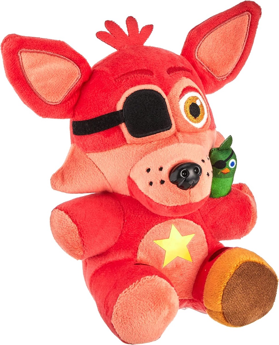 A Foxy plushie from "Five Nights at Freddy's"