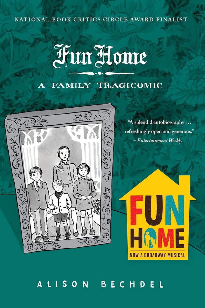 Graphic novel cover of "Fun Home: A Family Tragicomic"