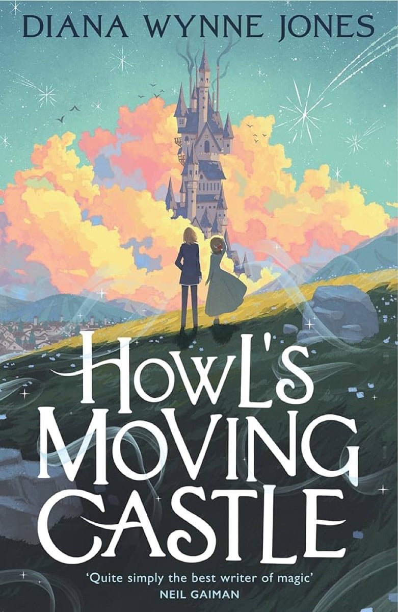 Cover art for "Howl's Moving Castle" the novel