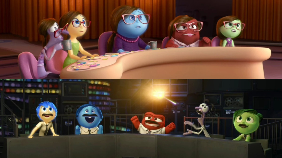 The minds of Riley's parents in Inside Out 