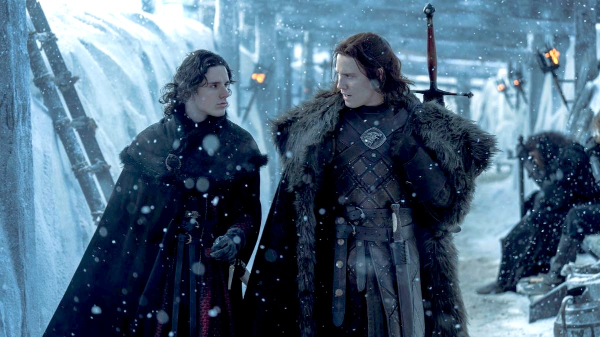 Jacaerys Velaryon and Cregan Stark in House of the Dragon (HBO)