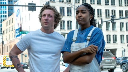 Jeremy Allen White and Ayo Edebiri in 'The Bear'