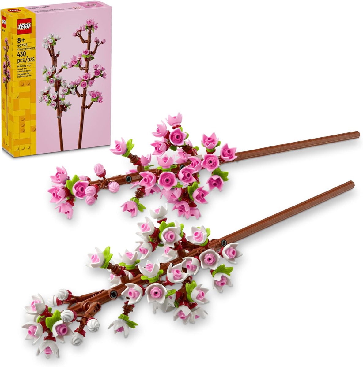 Two branches of LEGO Cherry Blossoms