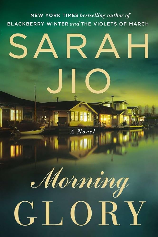 The cover art for Sarah Jio's "Morning Glory" 