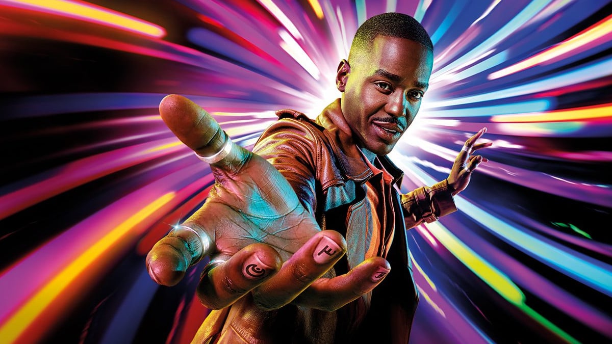 Ncuti Gatwa as the Fifteenth Doctor in a promotional image for BBC iPlayer