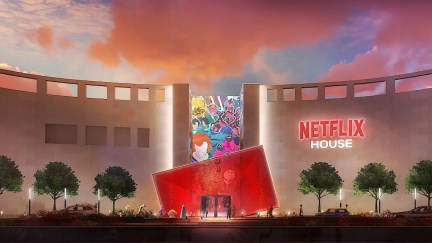 A computer rendering of a Netflix House