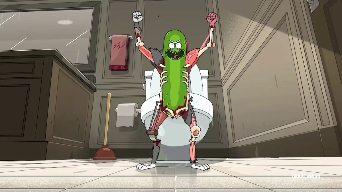 Pickle Rick from 'Rick and Morty'