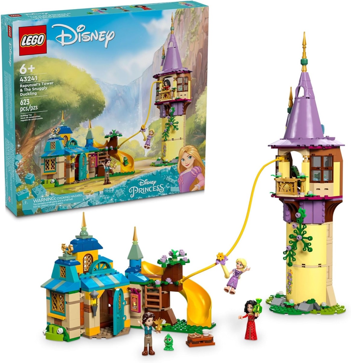 A LEGO version of Princess Rapunzel’s Tower & The Snuggly Duckling from "Tangled" 