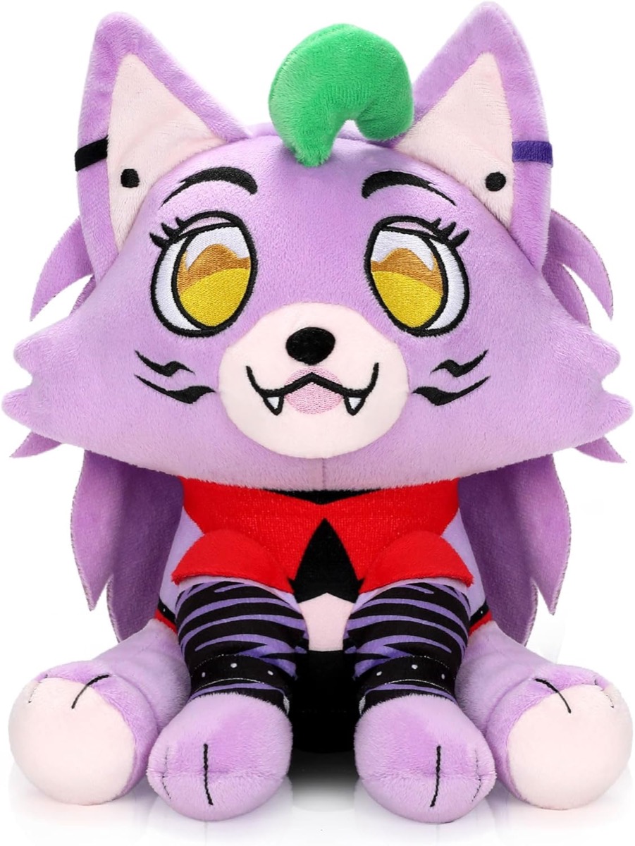 A Roxanne Wolf plushie from "Five Nights at Freddy's" 