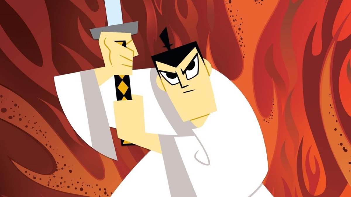 Samurai Jack wields a sword in "Samurai Jack"