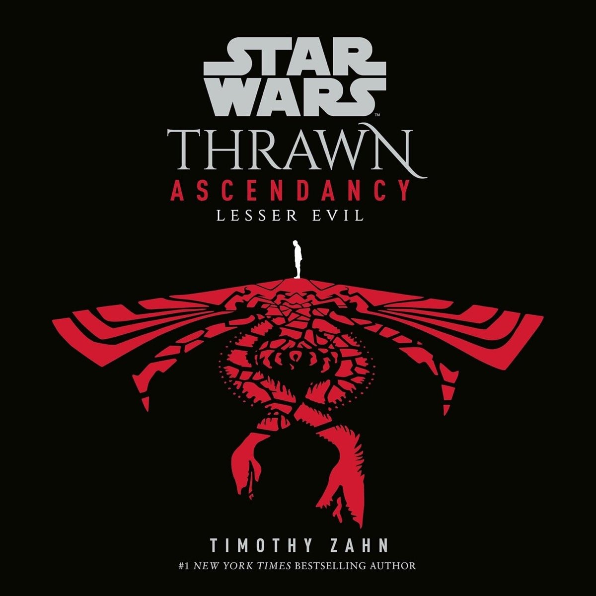 Cover art for Star Wars- Thrawn Ascendancy - Lesser Evil featuring Thrawn standing above snakes