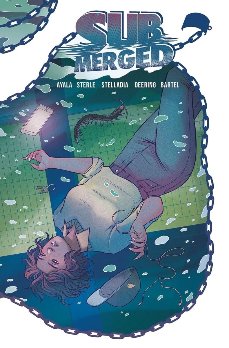 Submerged TPB Cover shows a woman going underwater