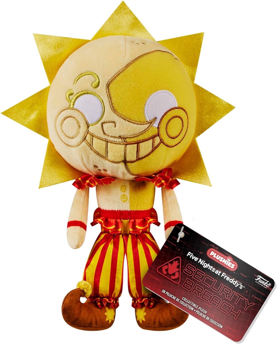 A Sun plushie from "Five Nights at Freddy's"