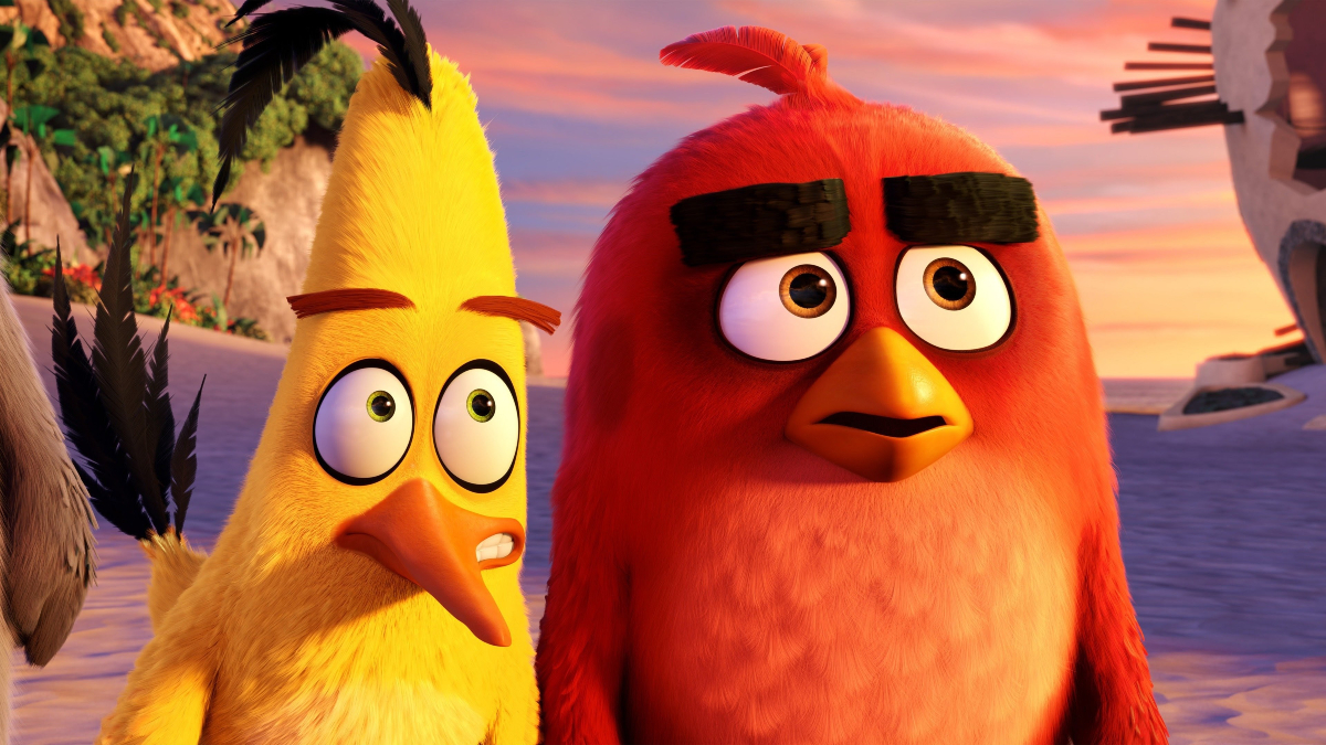 Chuck and Red in 'The Angry Birds Movie'