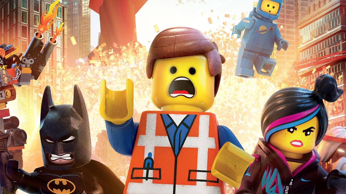 Lego Batman, Emmet, and Lucy from The Lego Movie