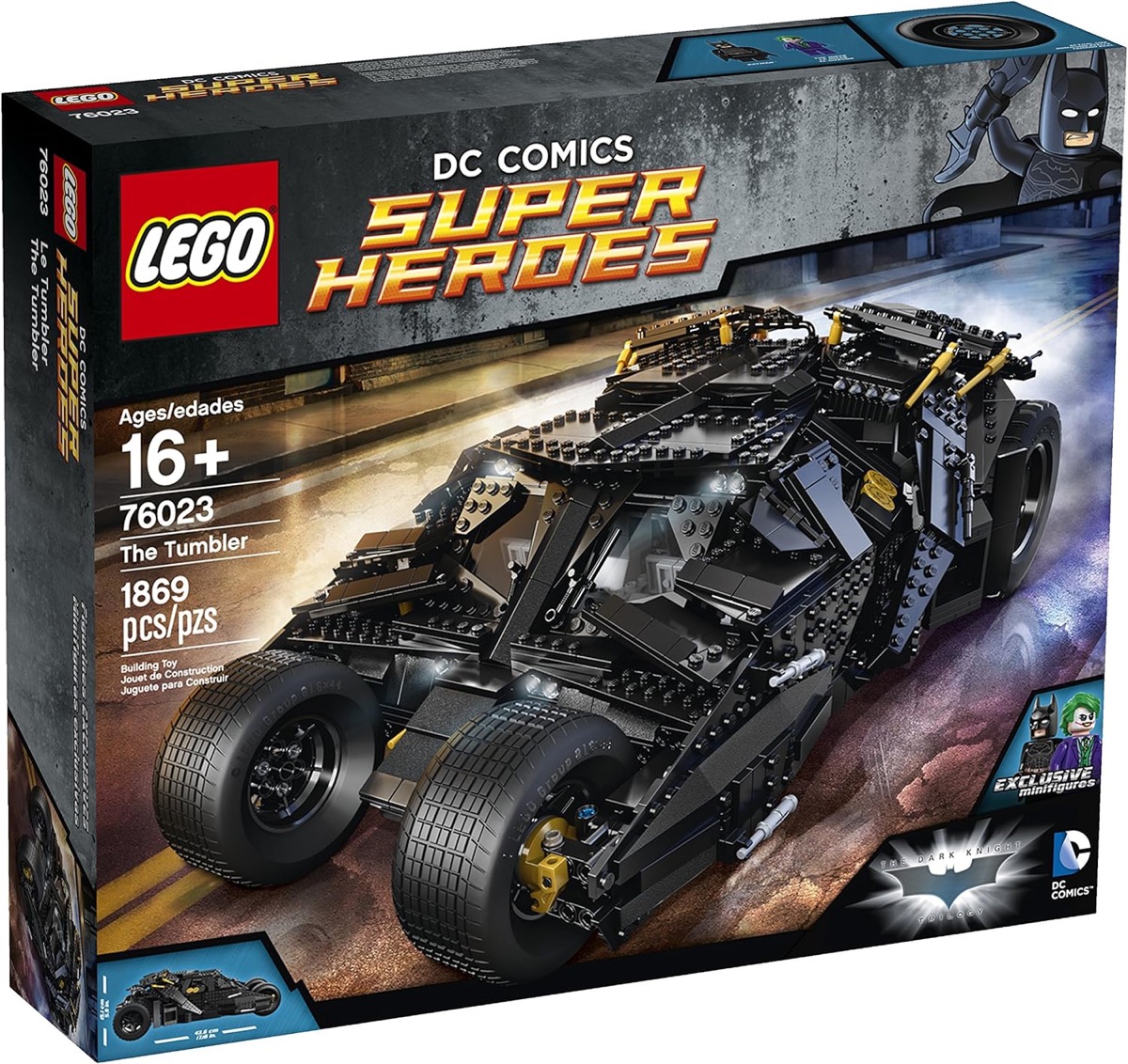 The Tumbler LEGO Batman set 