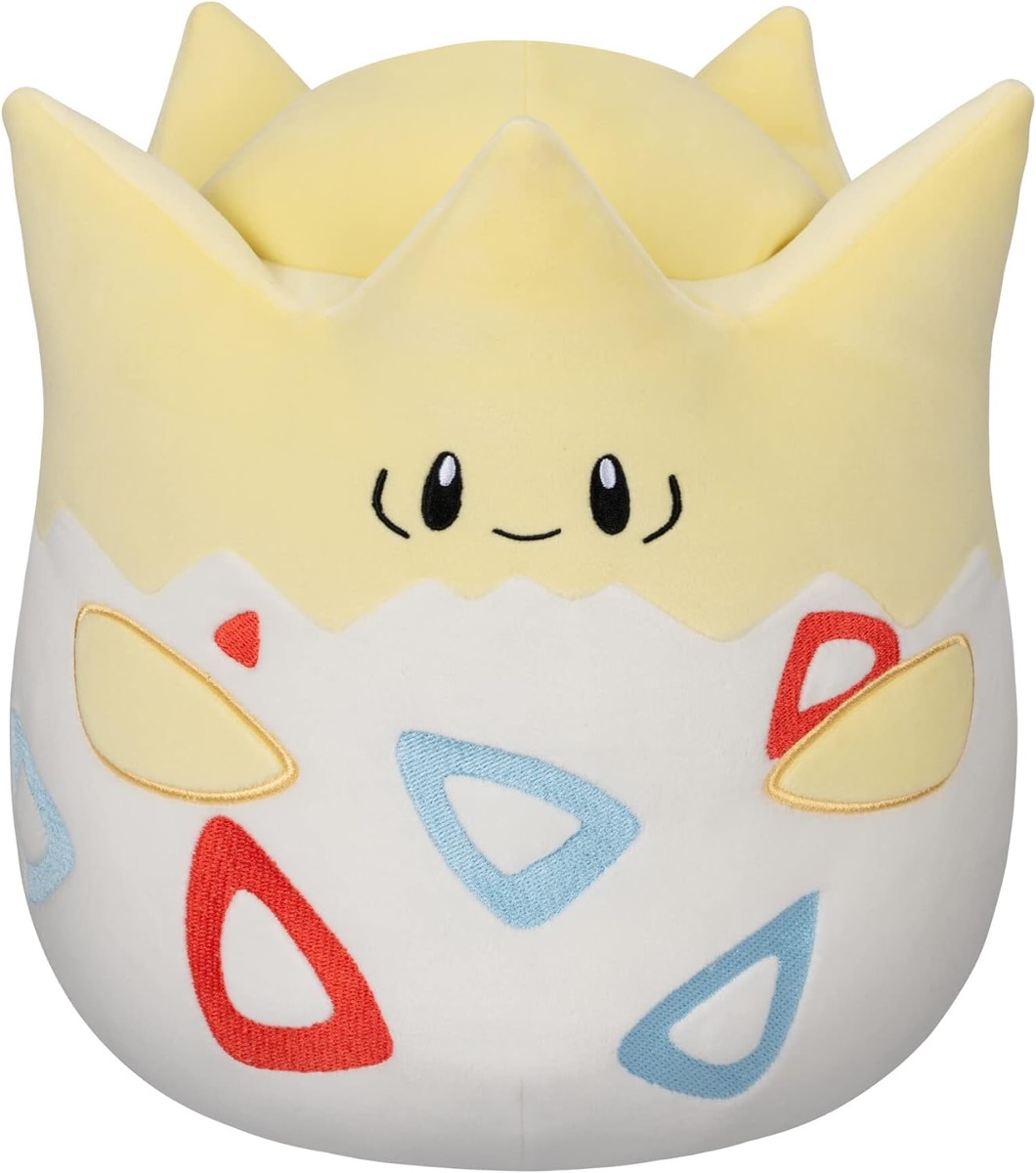 A squishmallow of Togepi from "Pokemon " 