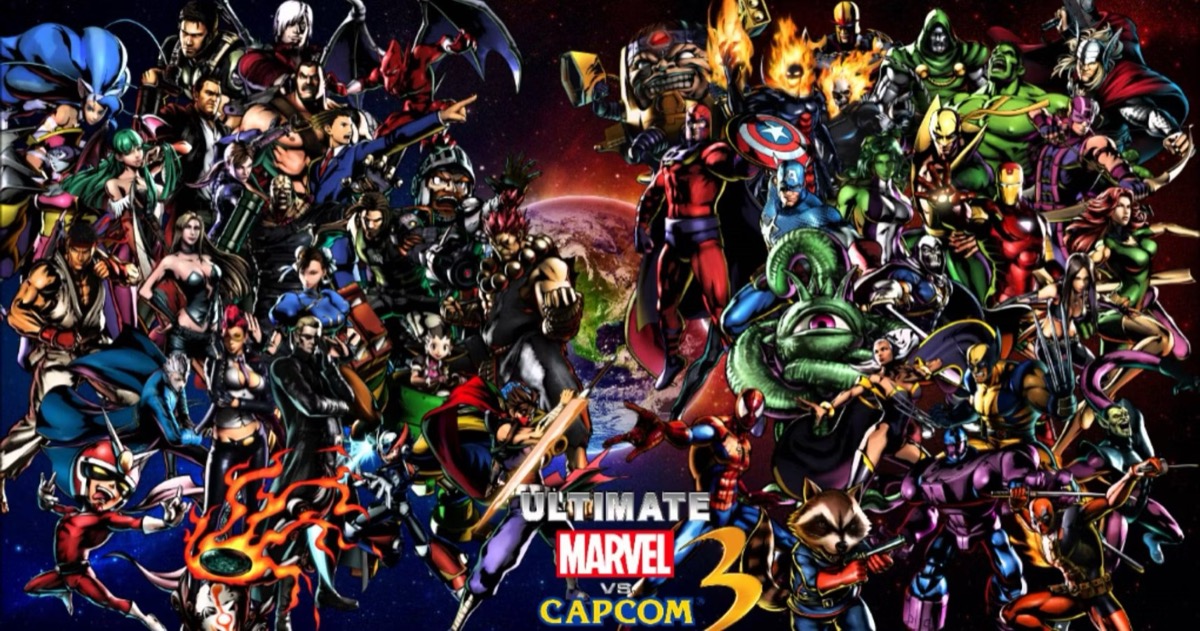 The multitude of Marvel and Capcom characters in "Ultimate Marvel vs. Capcom 3" 