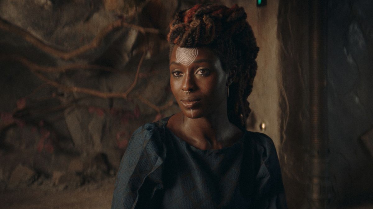 Jodie Turner-Smith as Mother Aniseya in episode 3 of 'The Acolyte'