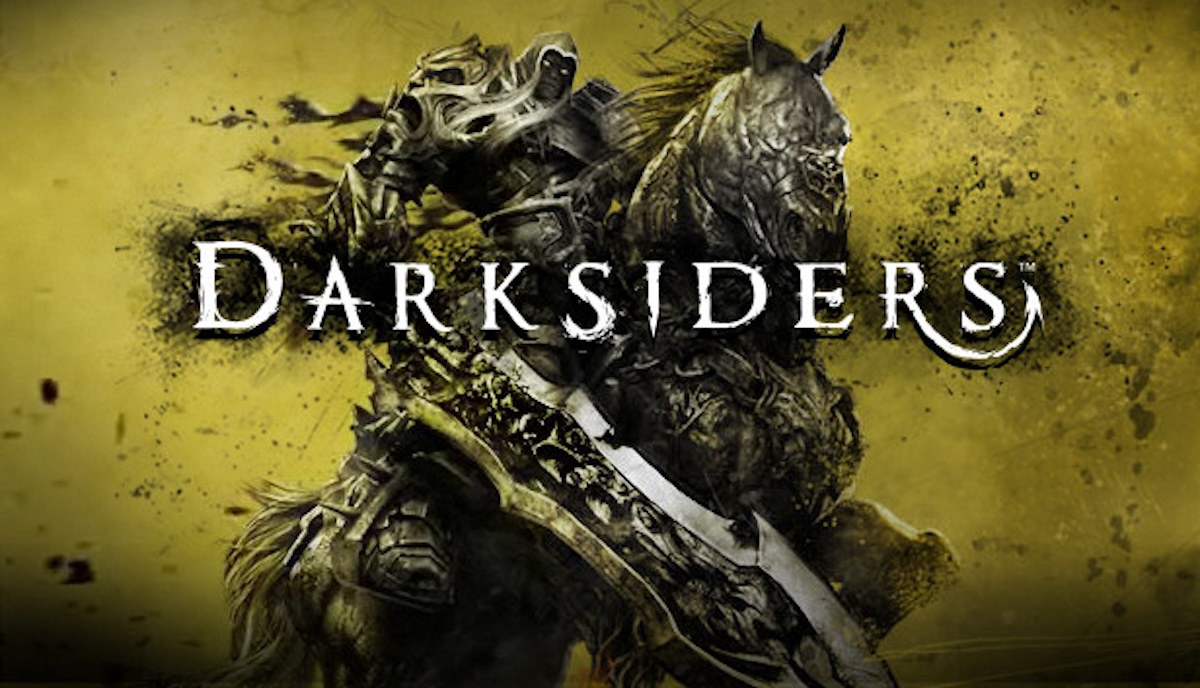 Darksiders game title card art.