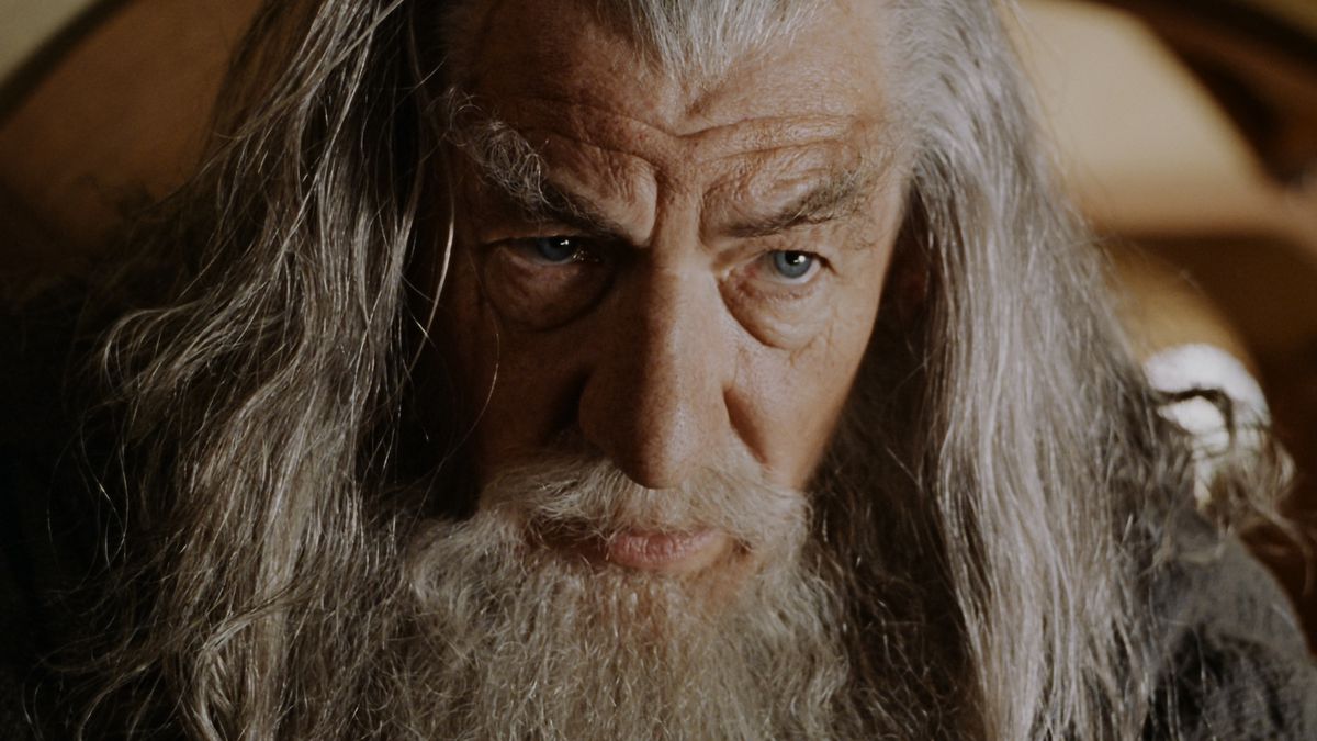 Ian McKellen as Gandalf in Lord of the Rings, The fellowship of the Rings