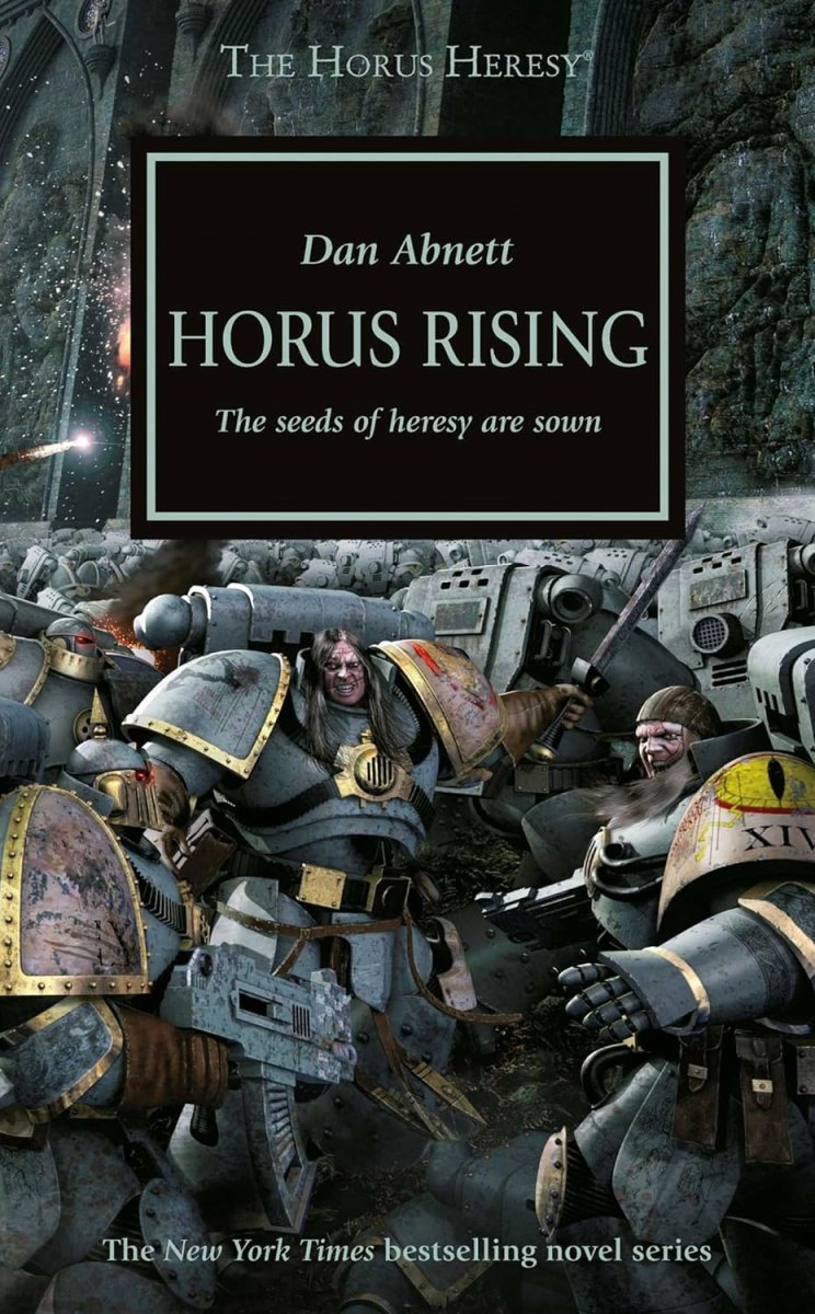 Horus Rising book cover.