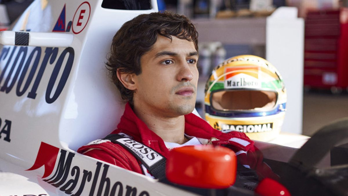 Gabriel Leone as Ayrton Senna in 'Senna'