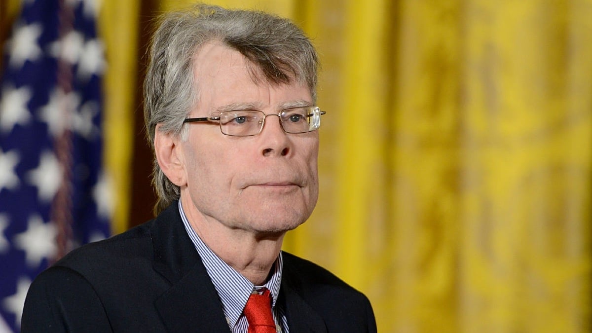 Stephen King at the White House.