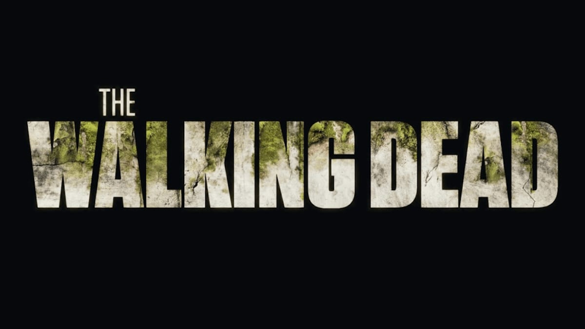 The walking dead logo from the show